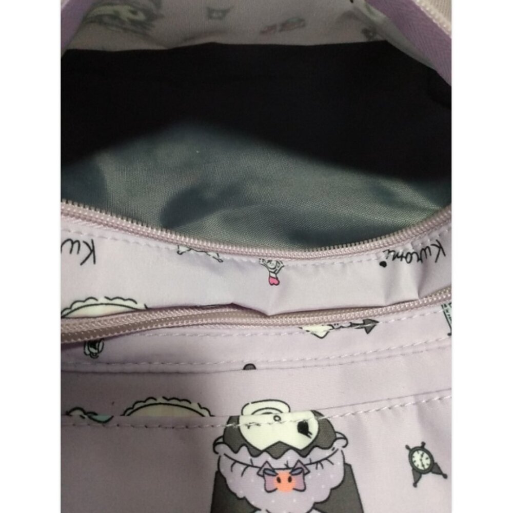 Kuromi Lavender Backpack Dear Sunny Hello Kitty Purple All Over Print AOP Girls - Picture 8 of 8
